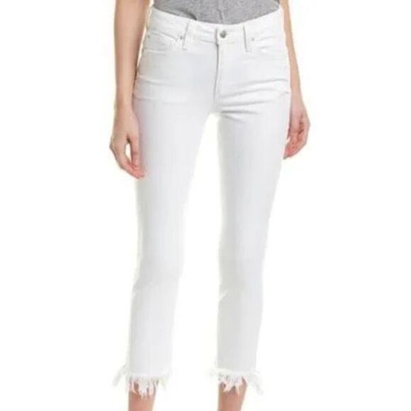 Joes Jeans White The Icon Crop Mid Rise Skinny Jeans - Women’s 29 - Picture 1 of 7